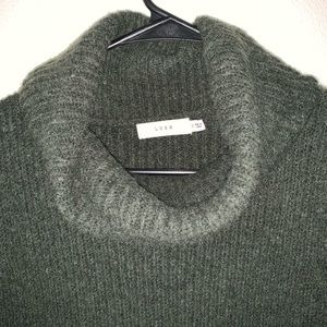 Lush Sweaters - Lush Green Turtleneck Sweater Tank Lush Sweaters - Lush Green Turtleneck Sweater Tank